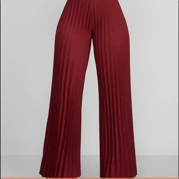 Wilster Black Pleated Wide Leg Pants - Picture 1 of 8